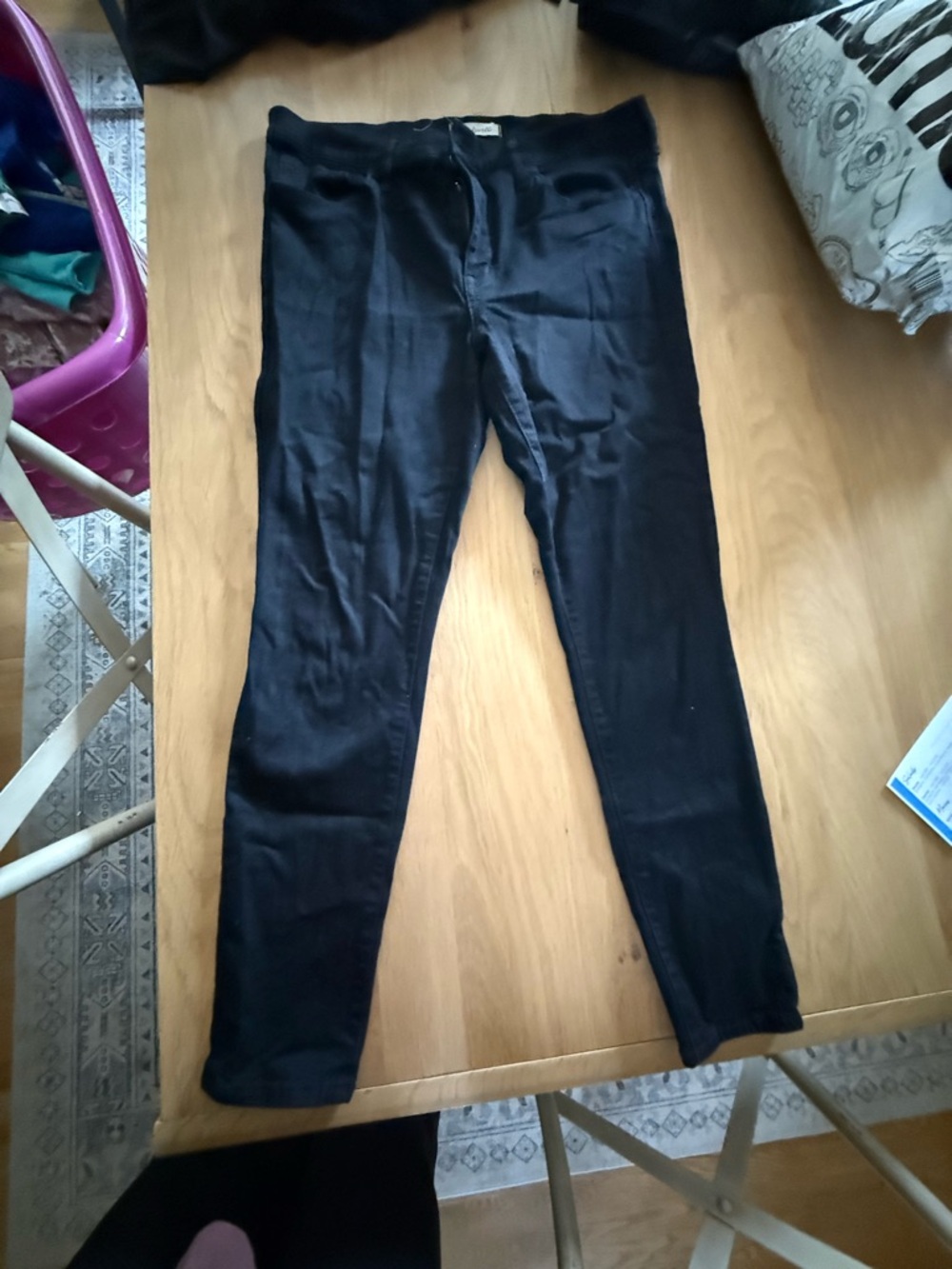 Madewell Black High-Rise Pants